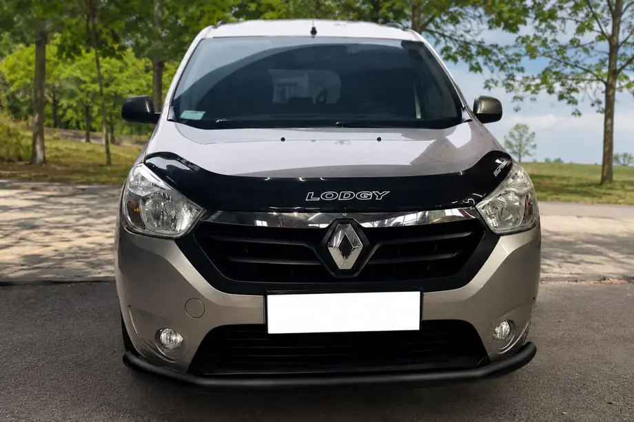 Dacia Lodgy 2012-2022 Protection Avant ST008 Noir (Inox) Photo 1