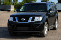 Nissan Navara 2006-2015 Protection Avant ST008 Noir (Inox) photo 1