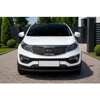 Protection Avant ST008 Noir (Inox) Kia Sportage 2010-2015