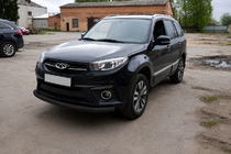 Chery Tiggo 3 2005- Protection Avant ST008 Noir (Inox) photo 2