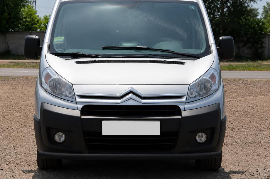 Citroen Jumpy 2007–2017 Protection Avant ST008 Noir (Inox) Image