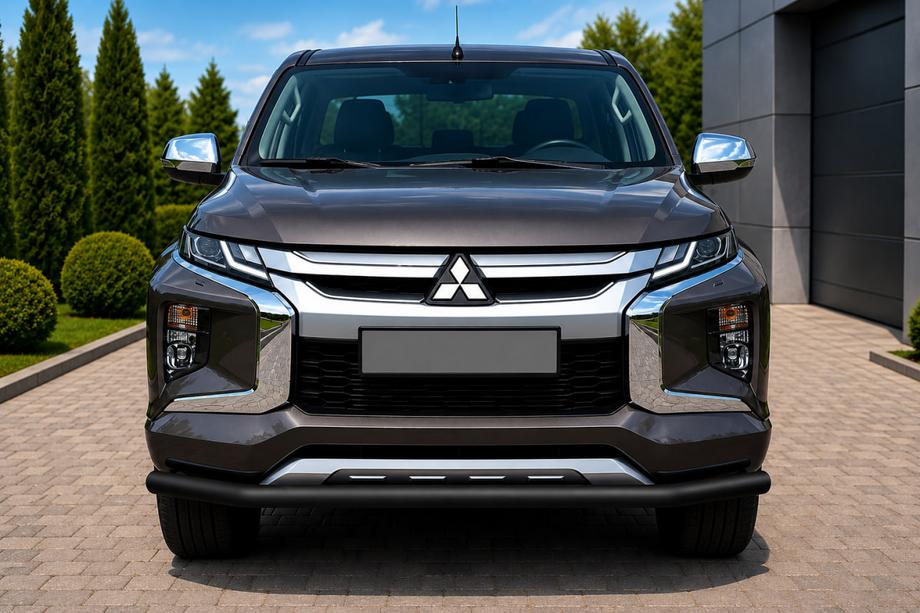 Fiat Fullback 2016- Protection Avant ST008 Noir (Inox) Image