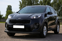 Kia Sportage 2015-2021 Protection Avant ST008 Noir (Inox) photo 1