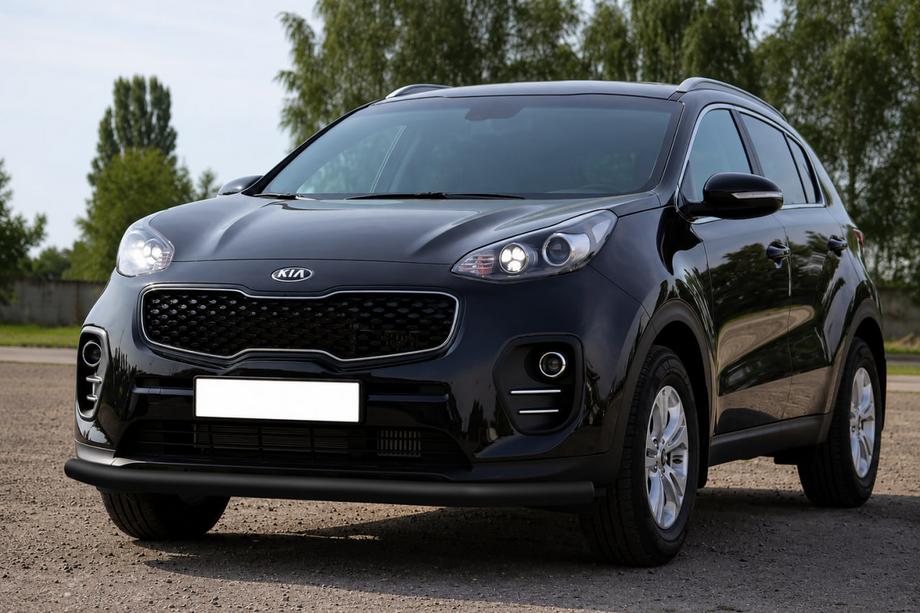 Kia Sportage 2015-2021 Protection Avant ST008 Noir (Inox) Image