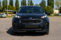 Kia Sportage 2015-2021 Pare-buffle avant ST009 Black (inox) photo 3