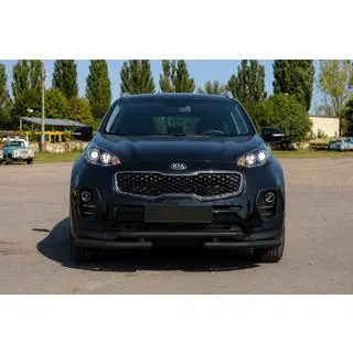 Pare-buffle avant ST009 Black (inox) photo 3