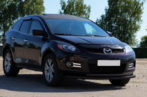 Mazda CX-7 2006-2012 Protection Avant ST014 Noir (Inox) photo 3