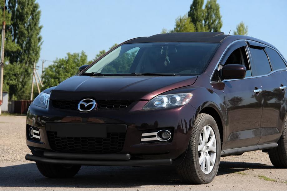 Mazda CX-7 2006-2012 Protection Avant ST014 Noir (Inox) Image