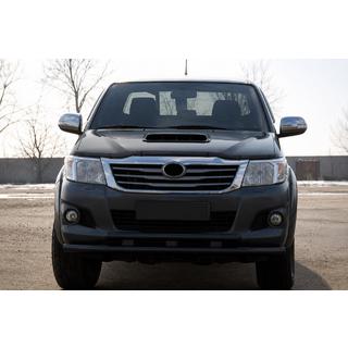 Protection Avant ST014 Noir (Inox) Toyota Hilux 2006-2015 photo 1