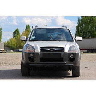 Protection Avant ST014 Noir (Inox) Hyundai Tucson JM 2004- photo 1