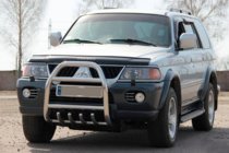 Mitsubishi Pajero Sport 1996-2007 Pare-buffle QT007 (Inox) photo 3