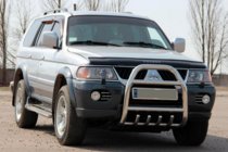 Mitsubishi Pajero Sport 1996-2007 Pare-buffle QT007 (Inox) photo 2
