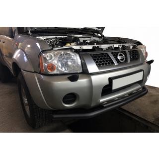 Pare-buffle avant ST014 Black (inox) Nissan NP300 1999-2015
