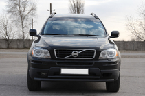 Volvo XC90 2002-2014 Pare-buffle avant ST014 Black (inox) photo 1