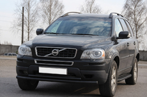 Volvo XC90 2002-2014 Pare-buffle avant ST014 Black (inox) photo 2