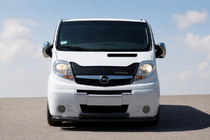 Nissan Primastar 2002-2014 Pare-buffle avant ST014/2 Black (inox) photo 1