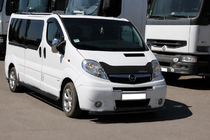 Nissan Primastar 2002-2014 Pare-buffle avant ST014/2 Black (inox) photo 2