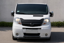 Renault Trafic 2001–2015 Pare-buffle avant ST014/2 Black (inox) photo 1