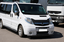 Renault Trafic 2001–2015 Pare-buffle avant ST014/2 Black (inox) photo 2