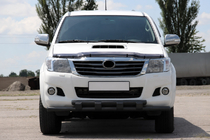 Toyota Hilux 2006-2015 Pare-buffle avant ST015 Black (acier inoxydable) photo 1