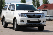 Toyota Hilux 2006-2015 Pare-buffle avant ST015 Black (acier inoxydable) photo 3