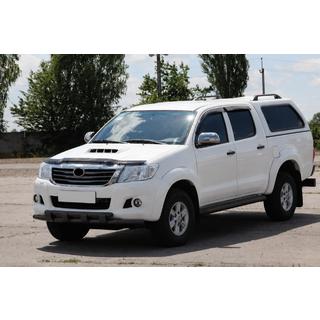 Pare-buffle avant ST015 Black (acier inoxydable) Toyota Hilux 2006-2015 photo 2