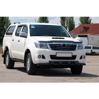 Pare-buffle avant ST015 Black (acier inoxydable) Toyota Hilux 2006-2015 photo 3