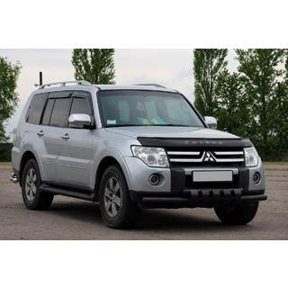 Pare-buffle avant ST015 Black (acier inoxydable) Mitsubishi Pajero Wagon III 1999-2006 photo 3