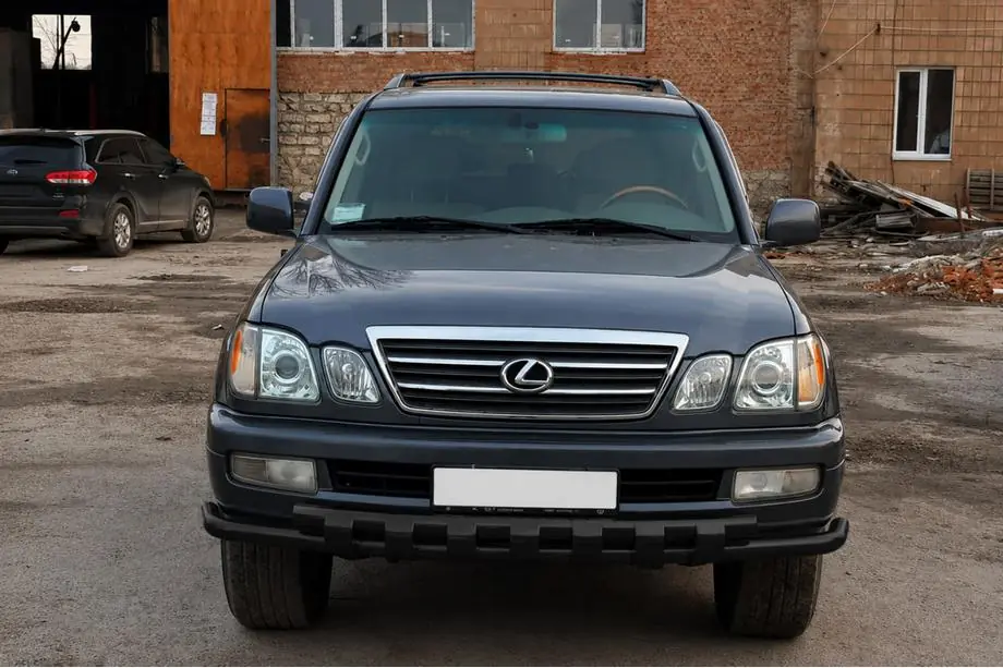 Lexus LX470 1998-2007 Pare-buffle avant ST015 Black (acier inoxydable) Image