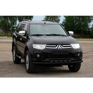 Pare-buffle avant ST015 Black (acier inoxydable) Mitsubishi L200 2006-2015