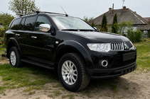 Mitsubishi Pajero Sport 2008-2015 Pare-buffle avant ST015 Black (acier inoxydable) photo 2