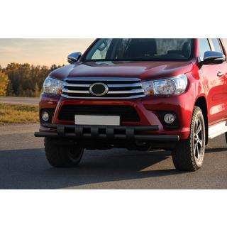 Pare-buffle avant ST015 Black (inox) Toyota Hilux 2015- photo 2