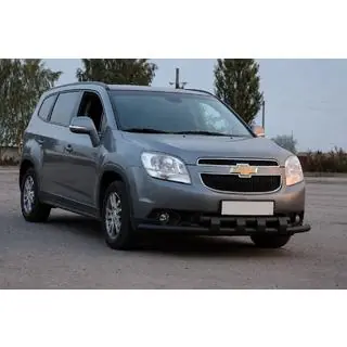 Pare-buffle avant ST015 Black (inox) Chevrolet Orlando 2010-2018 photo 1