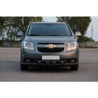 Pare-buffle avant ST015 Black (inox) Chevrolet Orlando 2010-2018 photo 2