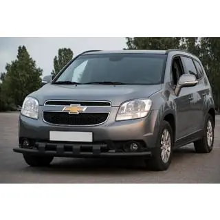 Pare-buffle avant ST015 Black (inox) Chevrolet Orlando 2010-2018 photo 3