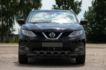 Nissan Qashqai 2014-2021 Pare-buffle avant ST015 Black (inox) photo 1