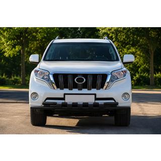 Pare-buffle avant ST015 Black (inox) Toyota Land Cruiser Prado 150 2009-2023 photo 1