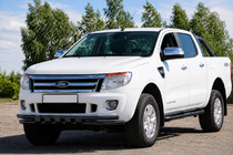 Ford Ranger 2011–2022 Pare-buffle avant ST016 Black (inox) photo 2