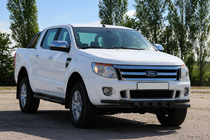 Ford Ranger 2011–2022 Pare-buffle avant ST016 Black (inox) photo 3