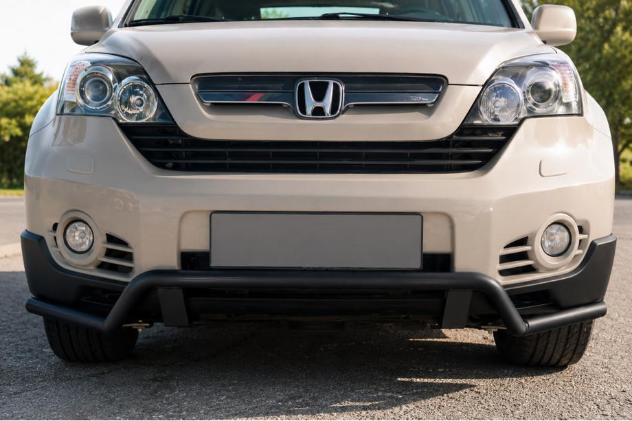 Honda CRV 2007-2011 Pare-buffle avant ST016 Black (inox) Image