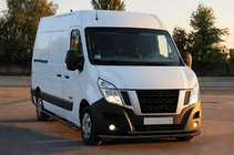 Nissan NV400 2010-2024 Pare-buffle avant ST016 Black (inox) photo 1