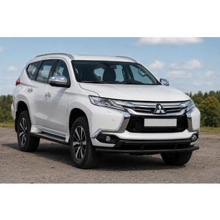 Pare-buffle avant ST016 Black (inox) Mitsubishi Pajero Sport 2015- photo 1