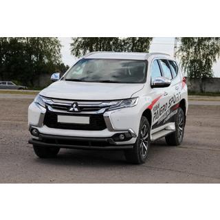 Pare-buffle avant ST016 Black (inox) Mitsubishi Pajero Sport 2015- photo 2