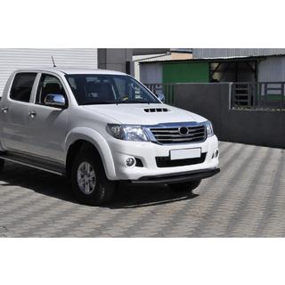 Pare-buffle avant ST017 Black (acier inoxydable) Toyota Hilux 2006-2015 photo 2