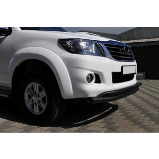 Pare-buffle avant ST017 Black (acier inoxydable) Toyota Hilux 2006-2015 photo 3