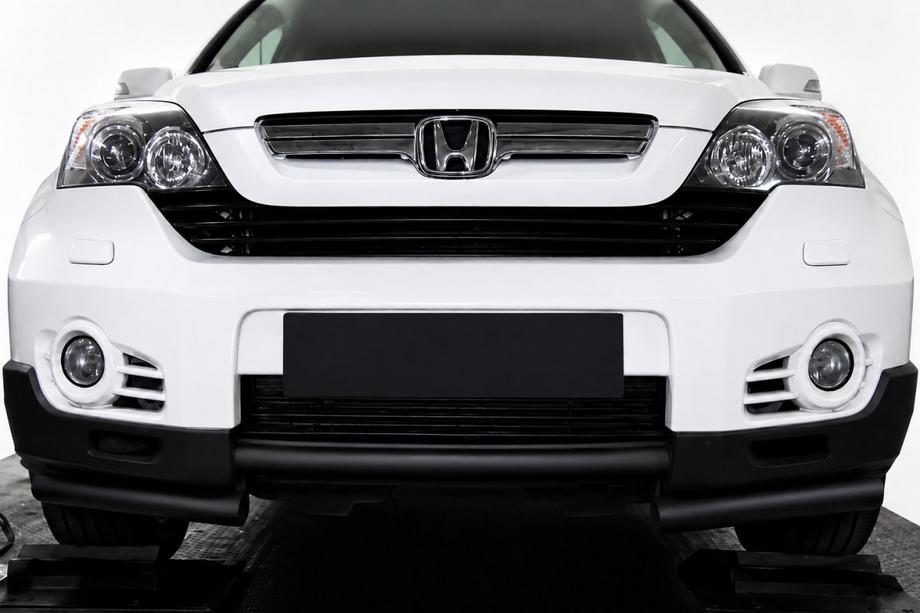 Honda CRV 2007-2011 Pare-buffle avant ST017 Black (acier inoxydable) Image