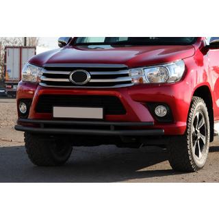 Pare-buffle avant ST018 Black (inox) Toyota Hilux 2015- photo 4