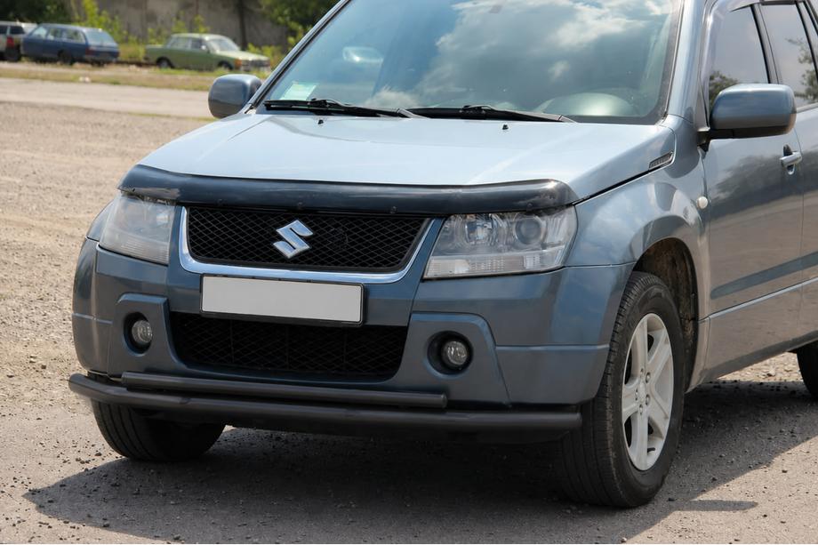 Suzuki Grand Vitara 2005-2017 Arceau avant double 60/42mm Black (inox) Photo 2