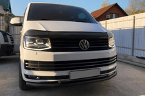 Volkswagen T6 2015-2024 Pare-buffle avant double ST011 Black (inox) photo 1