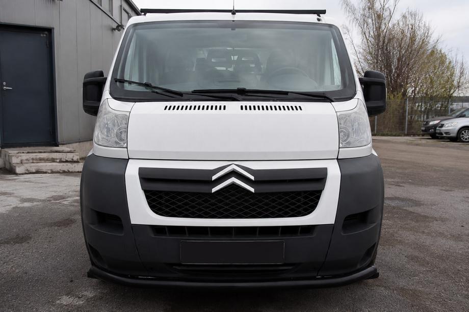 Peugeot Boxer 2006-2025 Barre de protection avant ST008 Black (inox) Photo 1